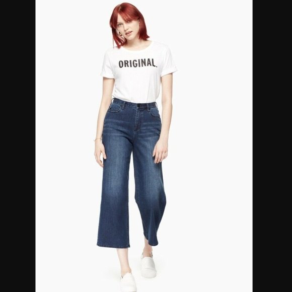 Kate Spade Clothing Cropped Wide Leg 26 - Picture 2 of 9